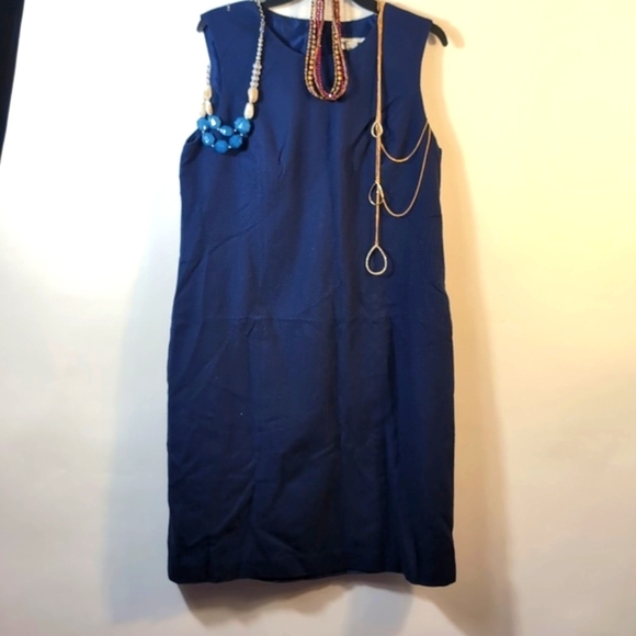 Appleseed's Navy Shift Dress Size 12 - Picture 2 of 15